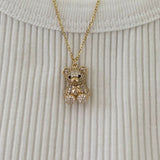Tiny Teddy Necklace