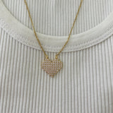 Pixel Heart Necklace